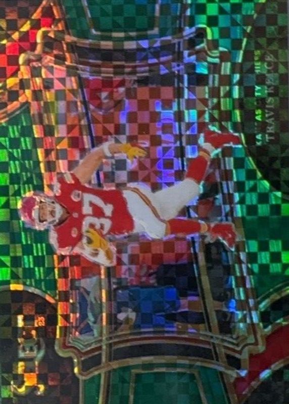 Travis Kelce 2023 Select #347 Field Level Green /5 RAW