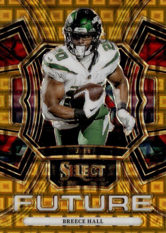 Breece Hall 2023 Select #FUT-BHA Select Future - Gold /10 RAW