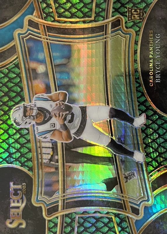 Bryce Young 2023 Select #313 Field Level Dragon Scale /70 Rookie RAW