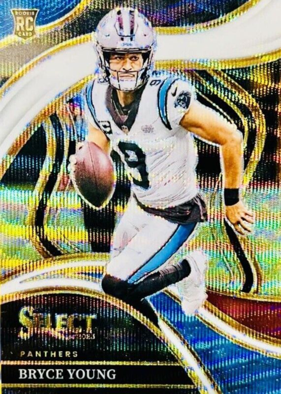 Bryce Young 2023 Select #291 Club Level Tri-Color /149 Rookie SGC 9.5