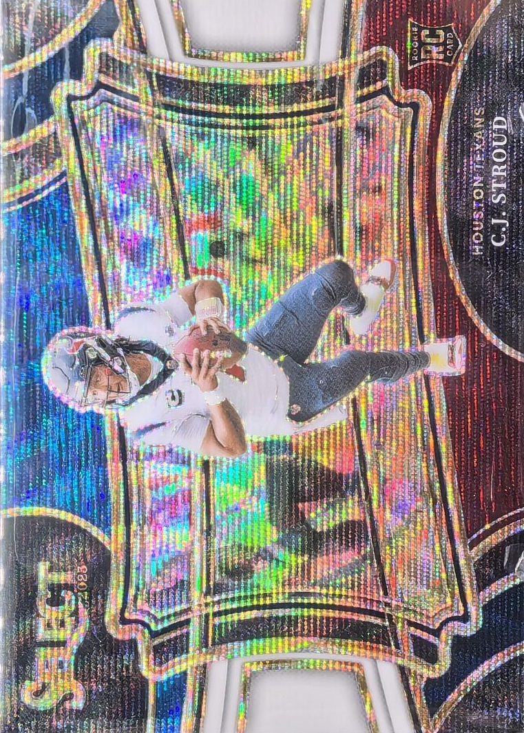 CJ Stroud 2023 Select #338 Field Level Tri-Color /75 Price Guide