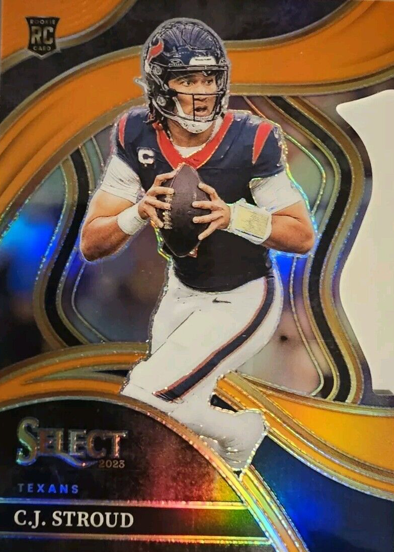 CJ Stroud 2023 Select #289 Club Level Orange Die-Cut /399