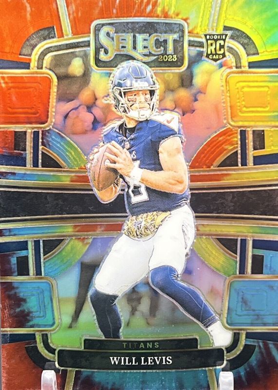 Will Levis 2023 Select #96 Concourse Tie-Dye /25 Rookie RAW