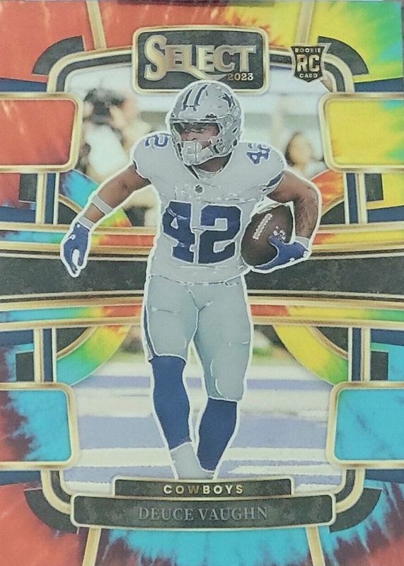 Deuce Vaughn 2023 Select #28 Concourse Tie-Dye /25 Rookie RAW