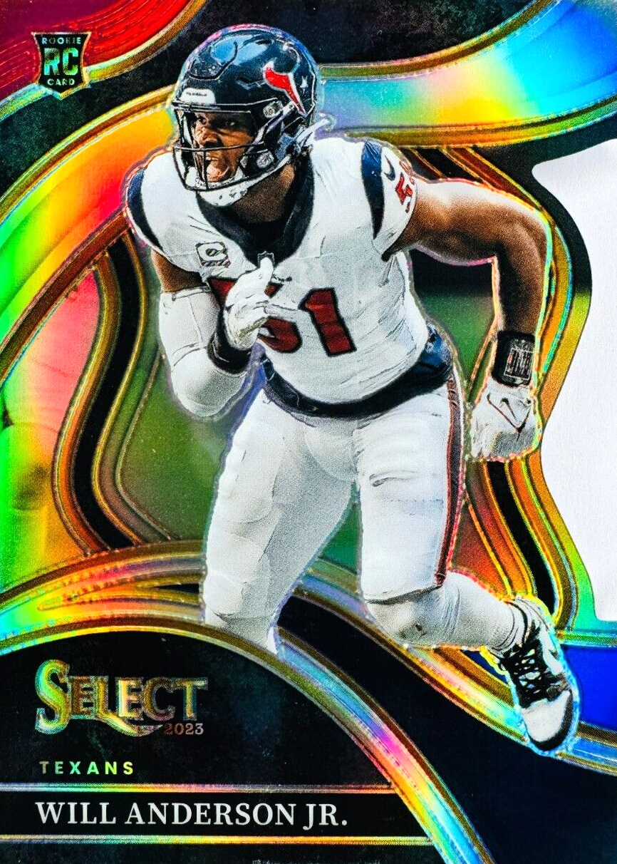Will Anderson Jr. 2023 Select #207 Club Level Red & Blue Die