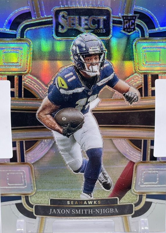 Jaxon Smith-Njigba 2023 Select #87 Concourse Silver Die-Cut Rookie RAW