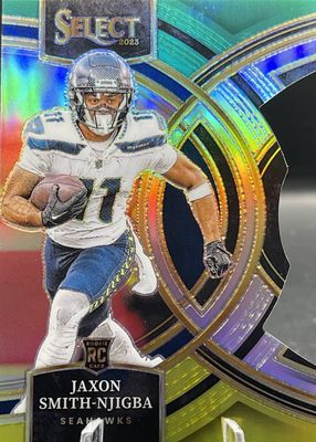 2023 Select #174 Premier Level Green & Yellow Die-Cut