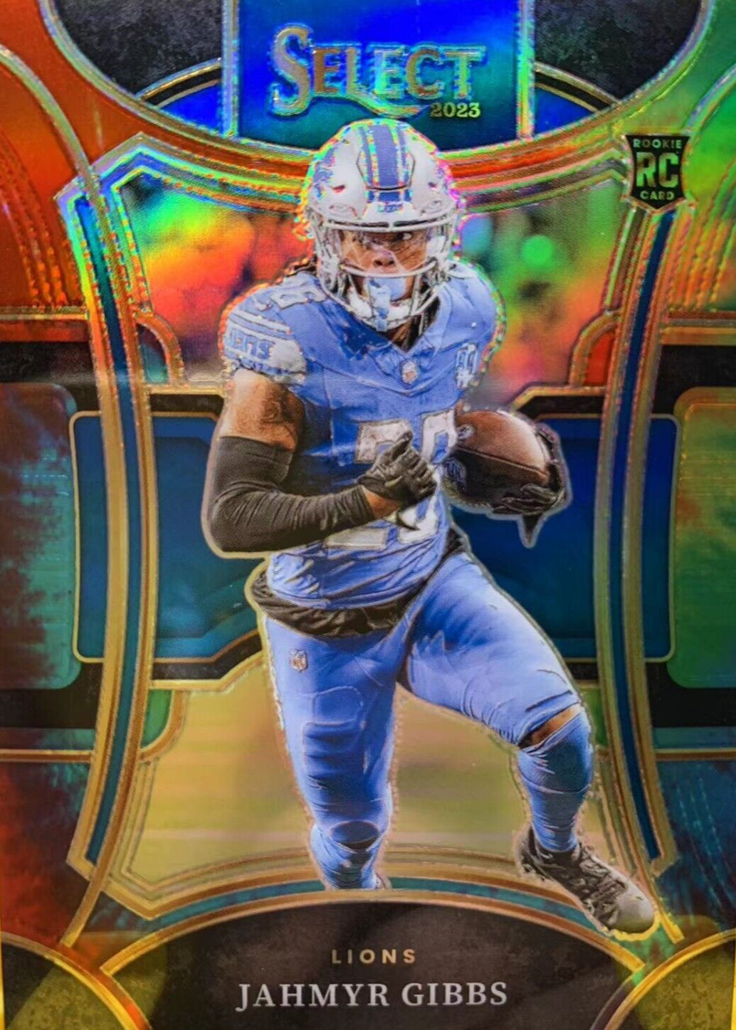 Jahmyr Gibbs 2023 Select #431 Suite Level Tie-Dye /25 Price Guide