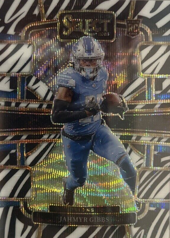 Jahmyr Gibbs 2023 Select #34 Concourse Zebra /(SSP) Price Guide