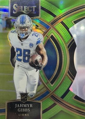 2023 Select #198 Premier Level Neon Green Die-Cut /499