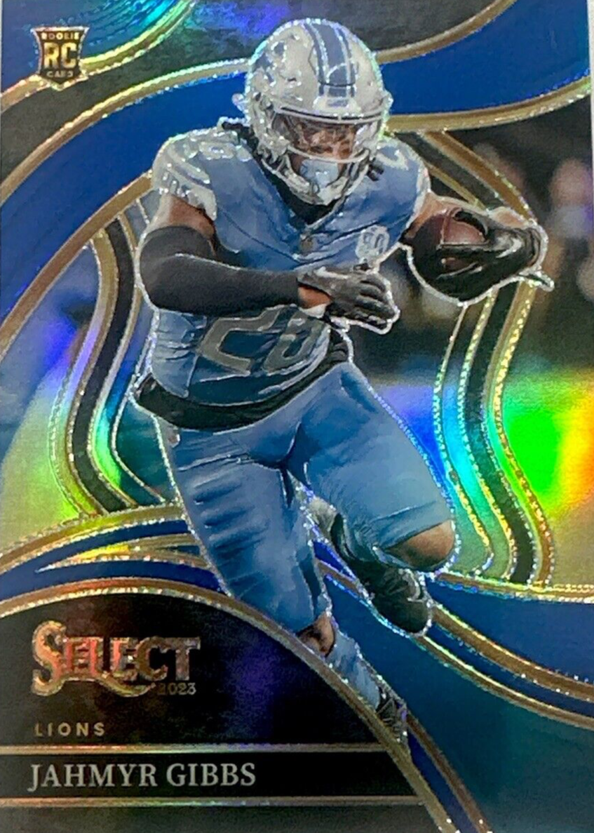 Jahmyr Gibbs 2023 Select #266 Club Level Blue /99 Price Guide