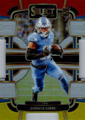 2023 Select #34 Concourse Red & Yellow Die-Cut