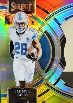 2023 Select #198 Premier Level Red & Yellow Die-Cut