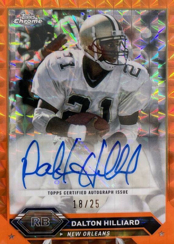 2023 Topps Composite #TCA-DHI Chrome Autographs - Geometric Orange /25