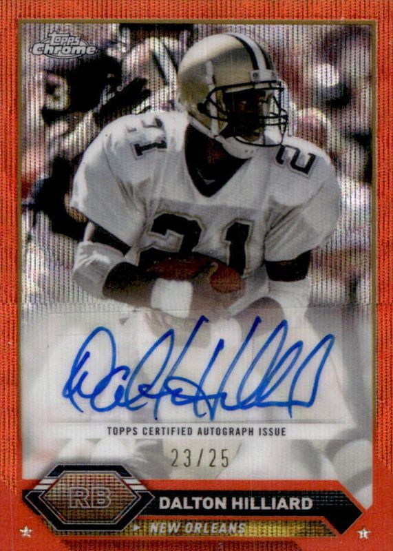 2023 Topps Composite #TCA-DHI Chrome Autographs - Orange Wave Refractor /25