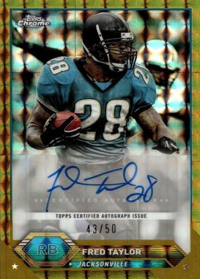 2023 Topps Composite #TCA-FT Chrome Autographs - Geometric Gold /50