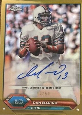 2023 Topps Composite #TCA-DMA Chrome Autographs - Gold Refractor /50