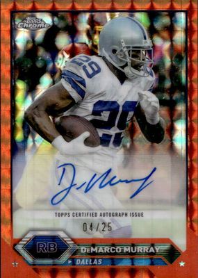 2023 Topps Composite #TCA-DMU Chrome Autographs - Geometric Orange /25