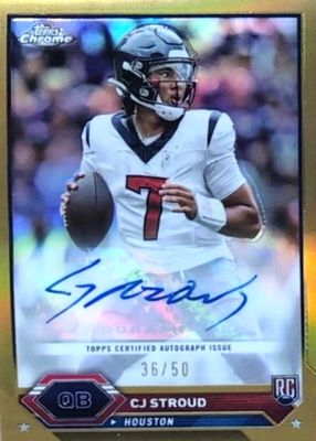 2023 Topps Composite #TCA-CS Chrome Autographs - Gold Refractor /50