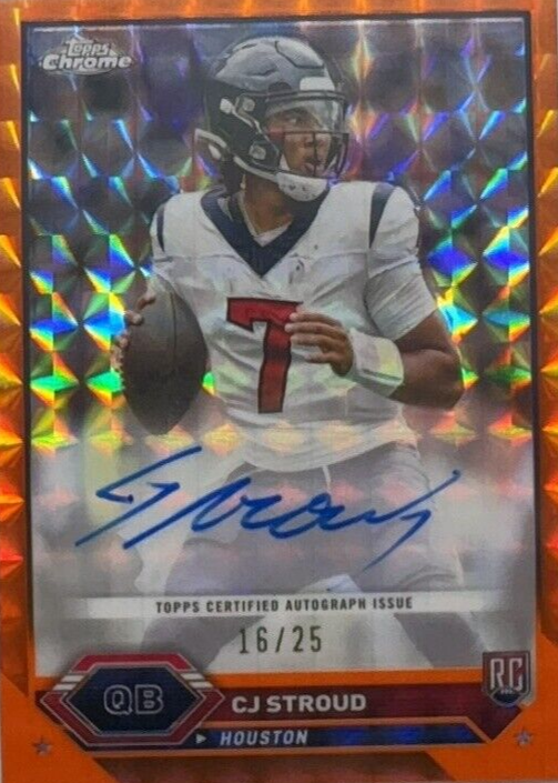 スポーツ選手 CJ STROUD Autograph 2024 TOPPS SIGNATURE CLASS FOOTBALL CJ STROUD #18 Houston