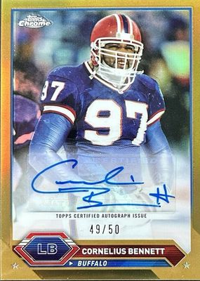 2023 Topps Composite #TCA-CB Chrome Autographs - Gold Refractor /50