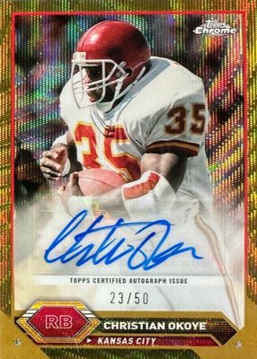 クリスチャン・オコイエ Okoye PANINI 直筆 砕け auto 