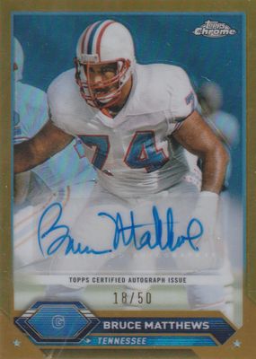 Bruce Matthews 2023 Topps Composite #TCA-BM Chrome