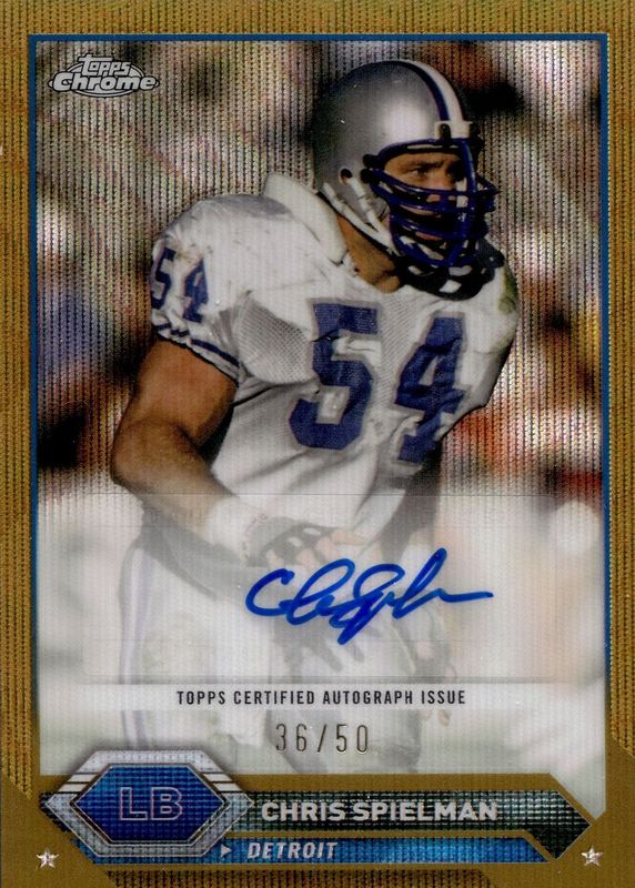 2023 Topps Composite #TCA-CSP Chrome Autographs - Gold Wave Refractor /50