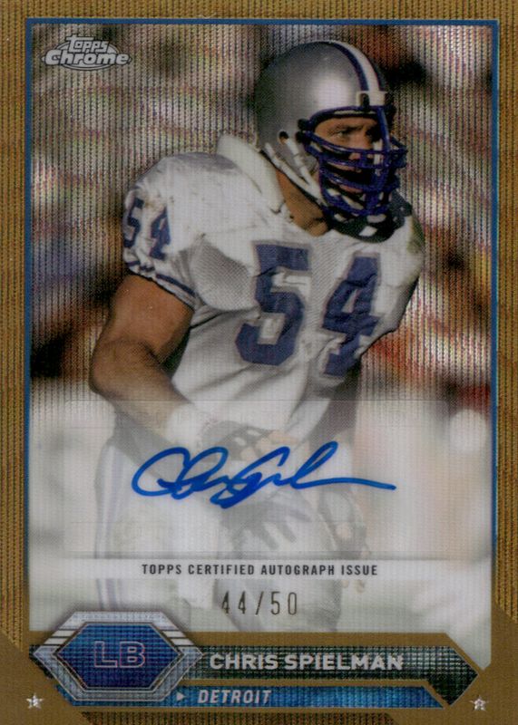 2023 Topps Composite #TCA-CSP Chrome Autographs - Gold Refractor /50