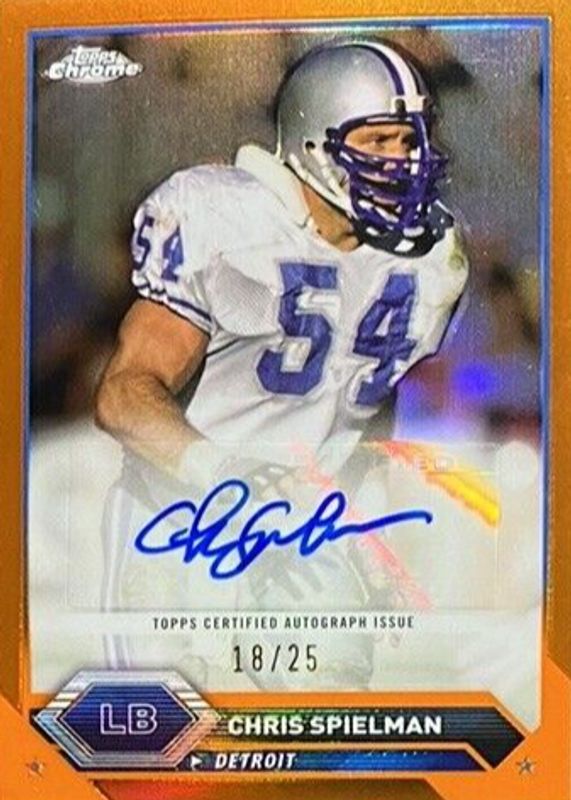 2023 Topps Composite #TCA-CSP Chrome Autographs - Orange Refractor /25