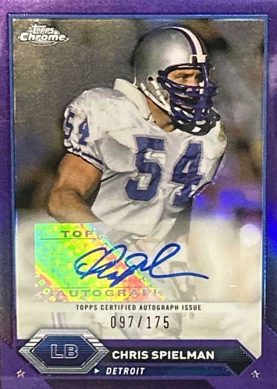 2023 Topps Composite #TCA-CSP Chrome Autographs - Purple Refractor /175