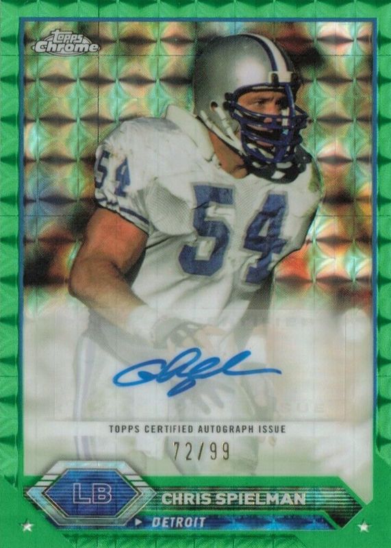 2023 Topps Composite #TCA-CSP Chrome Autographs - Geometric Green /99