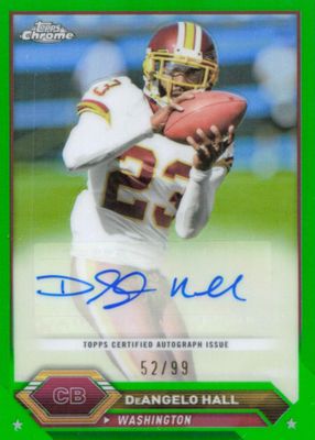 2023 Topps Composite #TCA-DH Chrome Autographs - Green Refractor /99