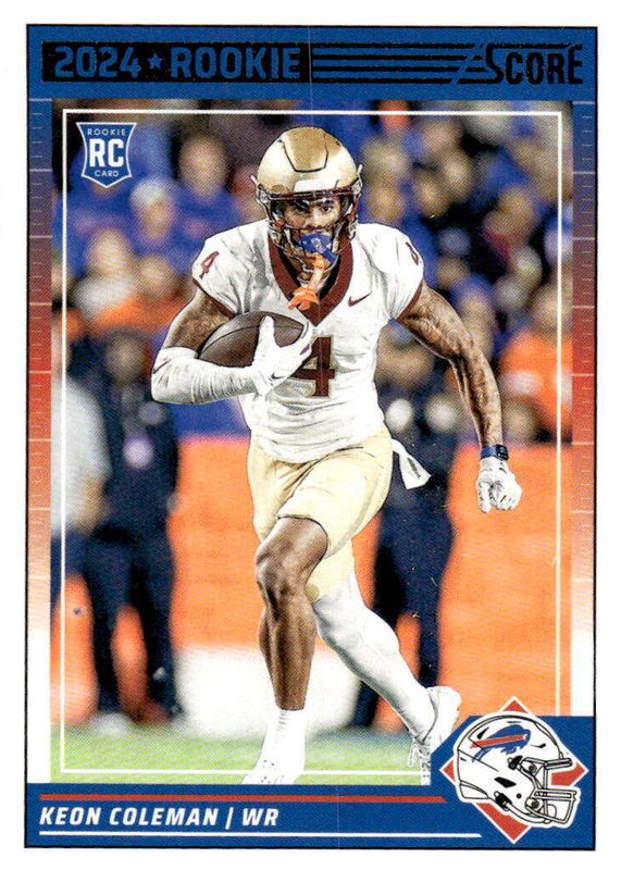 Keon Coleman 2024 Score #337 Base Rookie SGC 9.5