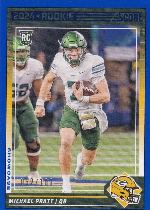 Michael Pratt 2024 Score #379 Showcase /100 Rookie SGC 10