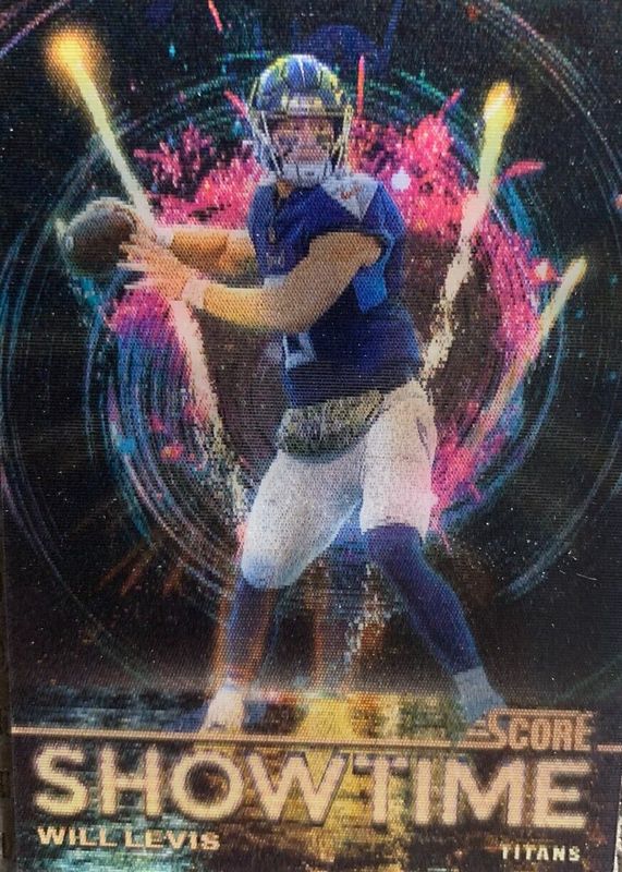 Will Levis 2024 Score 14 Showtime /(SSP) Price Guide Sports Card