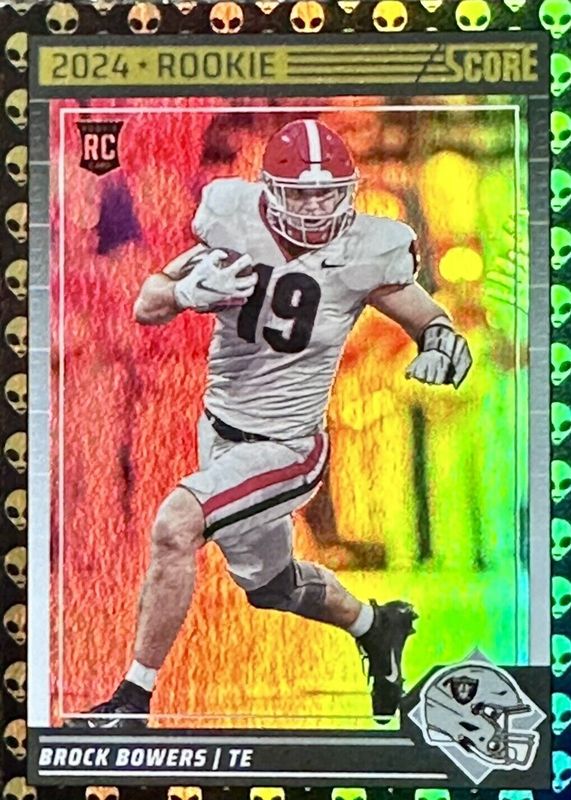 Brock Bowers 2024 Score #310 Extraterrestrial Rookie BGS 9