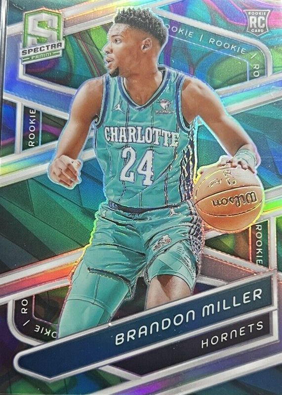 Brandon Miller 2023 Spectra #161 Marble /5 Rookie RAW