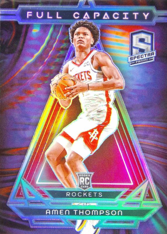 Amen Thompson 2023 Spectra #24 Full Capacity /(SSP) Rookie PSA 8