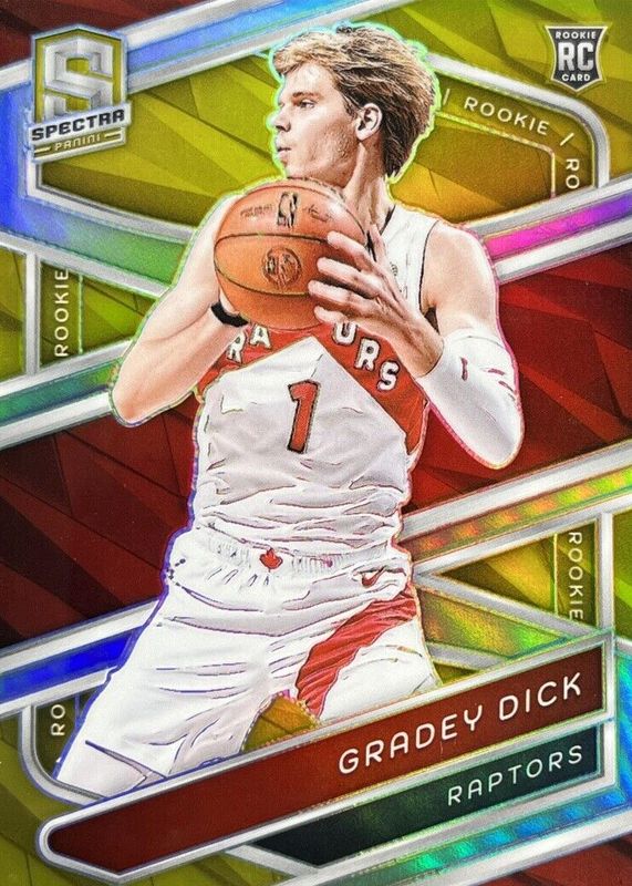 Gradey Dick 2023 Spectra #153 Gold /10 Rookie RAW