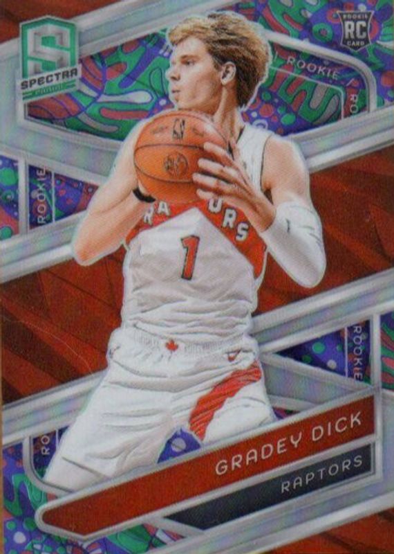 Gradey Dick 2023 Spectra #153 Psychedelic Rookie PSA 10