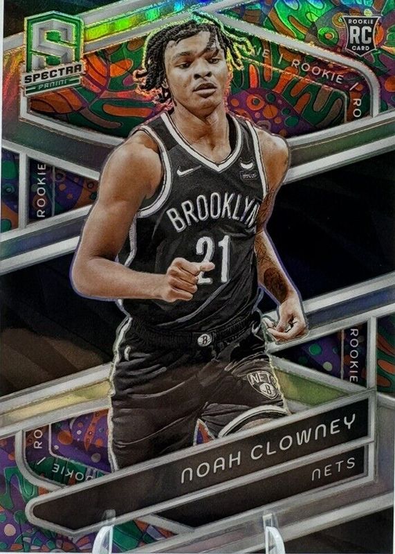 Noah Clowney 2023 Spectra #128 Psychedelic Rookie RAW