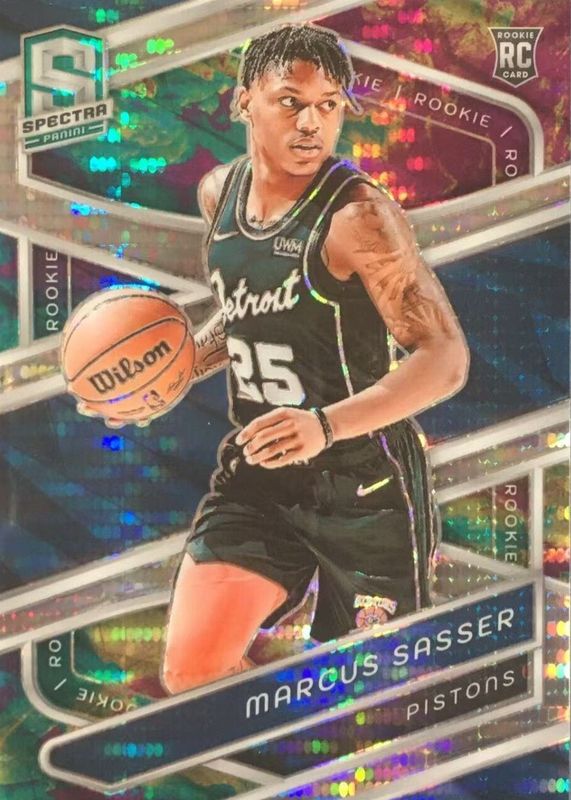 Marcus Sasser 2023 Spectra #155 Celestial /125 Rookie RAW