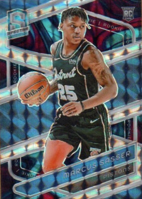 Marcus Sasser 2023 Spectra #155 Interstellar /99 Rookie RAW