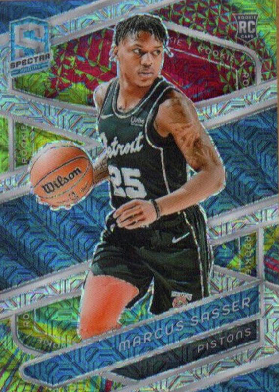 Marcus Sasser 2023 Spectra #155 Meta /25 Rookie RAW