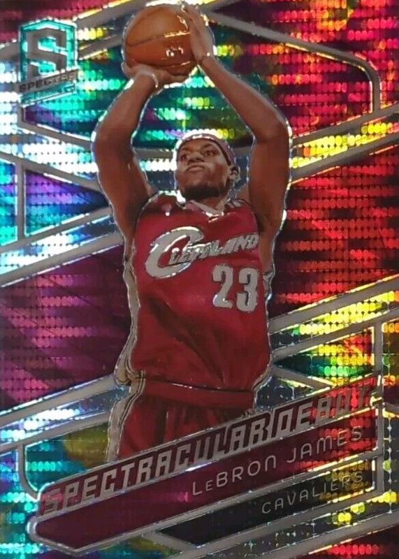 LeBron James 2023 Spectra #179 Spectacular Debut - Celestial /125