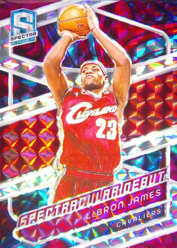 LeBron James 2023 Spectra #179 Spectacular Debut - Interstellar /99 SGC 10