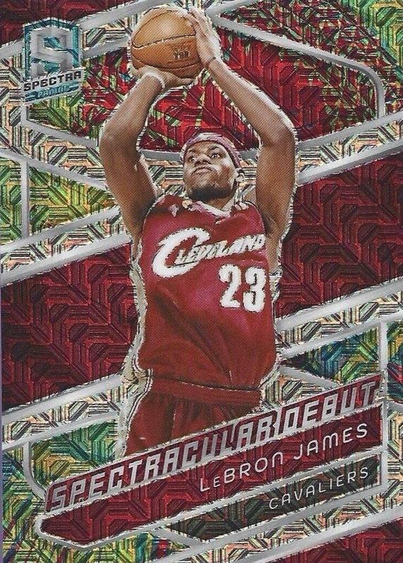 LeBron James 2023 Spectra #179 Spectacular Debut - Meta /25