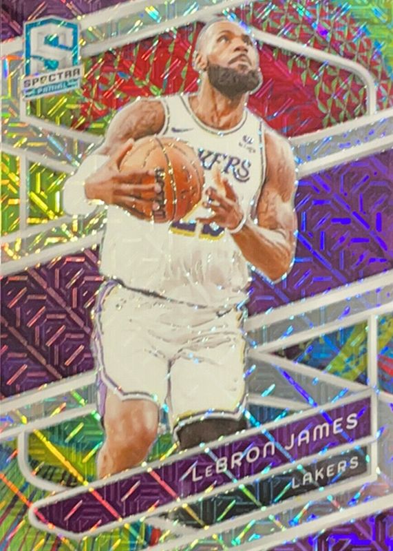 LeBron James 2023 Spectra #26 Meta /25 RAW