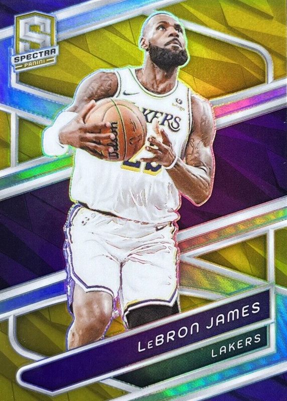 LeBron James 2023 Spectra #26 Gold /10 RAW